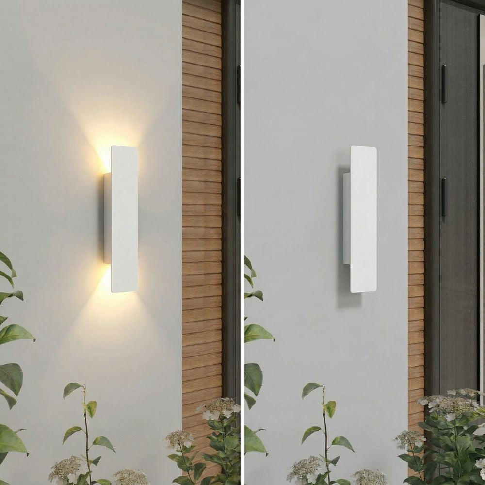 Odporna na warunki atmosferyczne lampa ścienna zewnętrzna