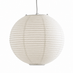 Lampa wisząca wabi-sabi z papierowym kloszem i oprawką E27