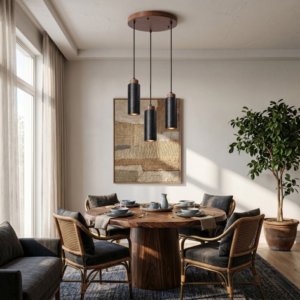 Lampa wisząca Heads z marmuru