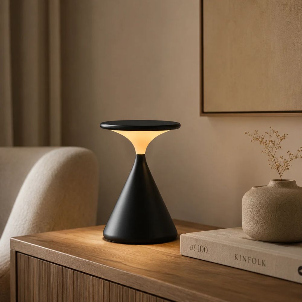 Designerska lampa stołowa LED z dotykowym sterowaniem