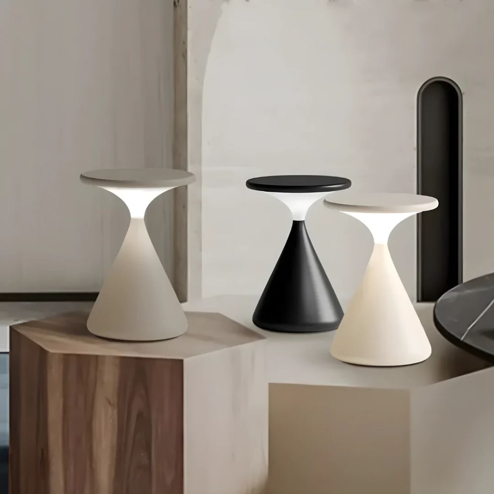 Designerska lampa stołowa LED z dotykowym sterowaniem