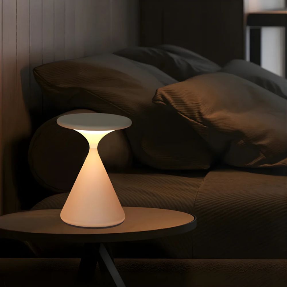 Designerska lampa stołowa LED z dotykowym sterowaniem
