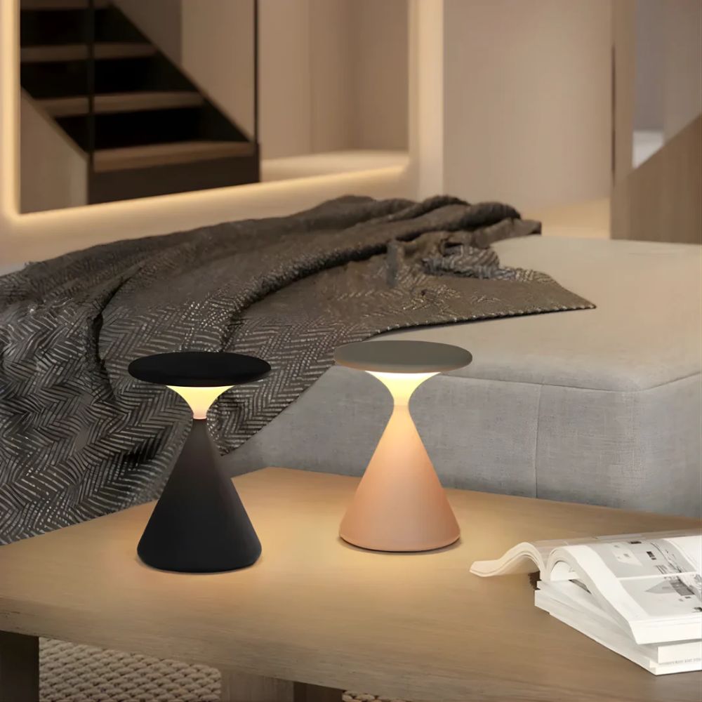 Designerska lampa stołowa LED z dotykowym sterowaniem