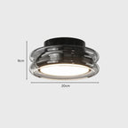 Mała akrylowa lampa sufitowa LED