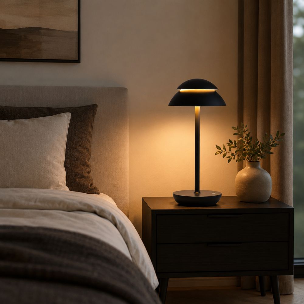 Ładowalna nordycka lampa stołowa