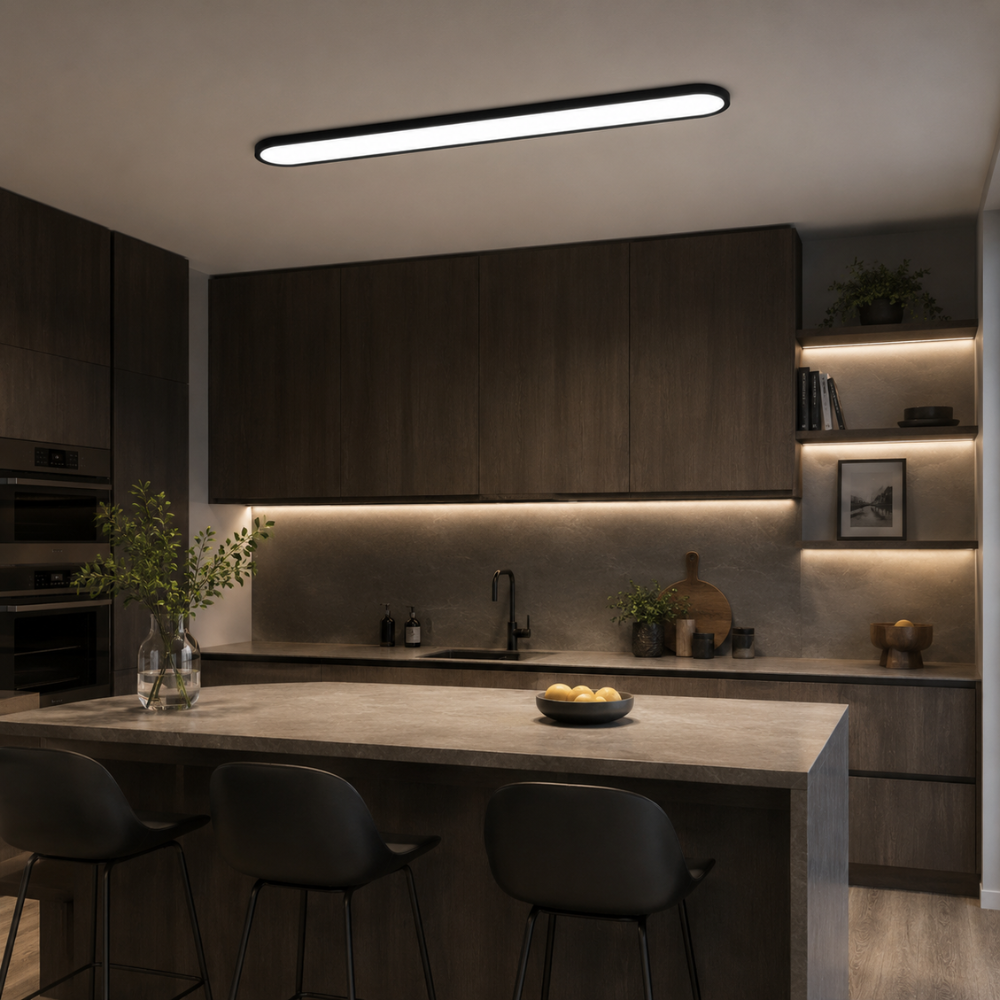 Nowoczesna ultracienka lampa sufitowa LED – elegancka i smukła