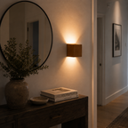 Klamka ścienna LED Nordic Wood Grain – naturalna faktura drewna