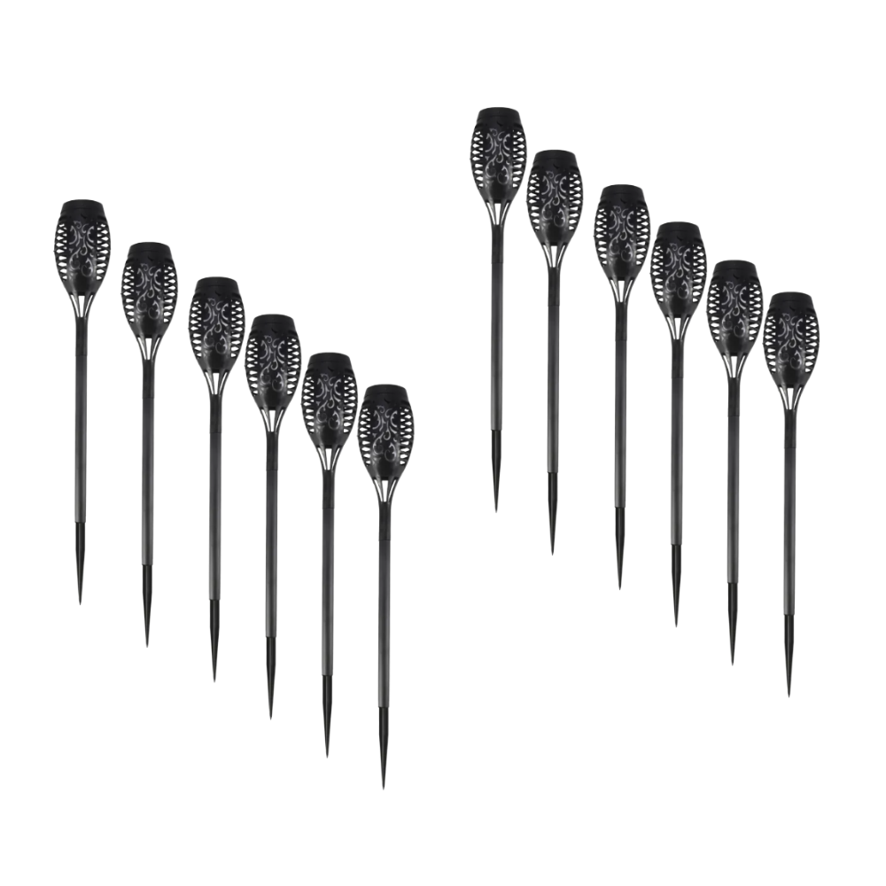 Lampa zewnętrzna LED Solar Flame Torch – wodoodporna lampa ogrodowa