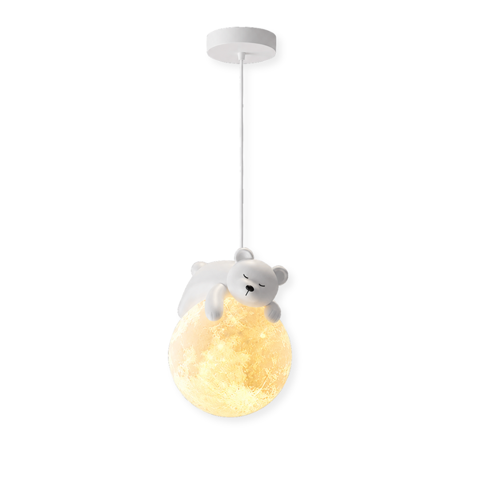 Fantazyjna przytulna lampa wisząca z podświetleniem