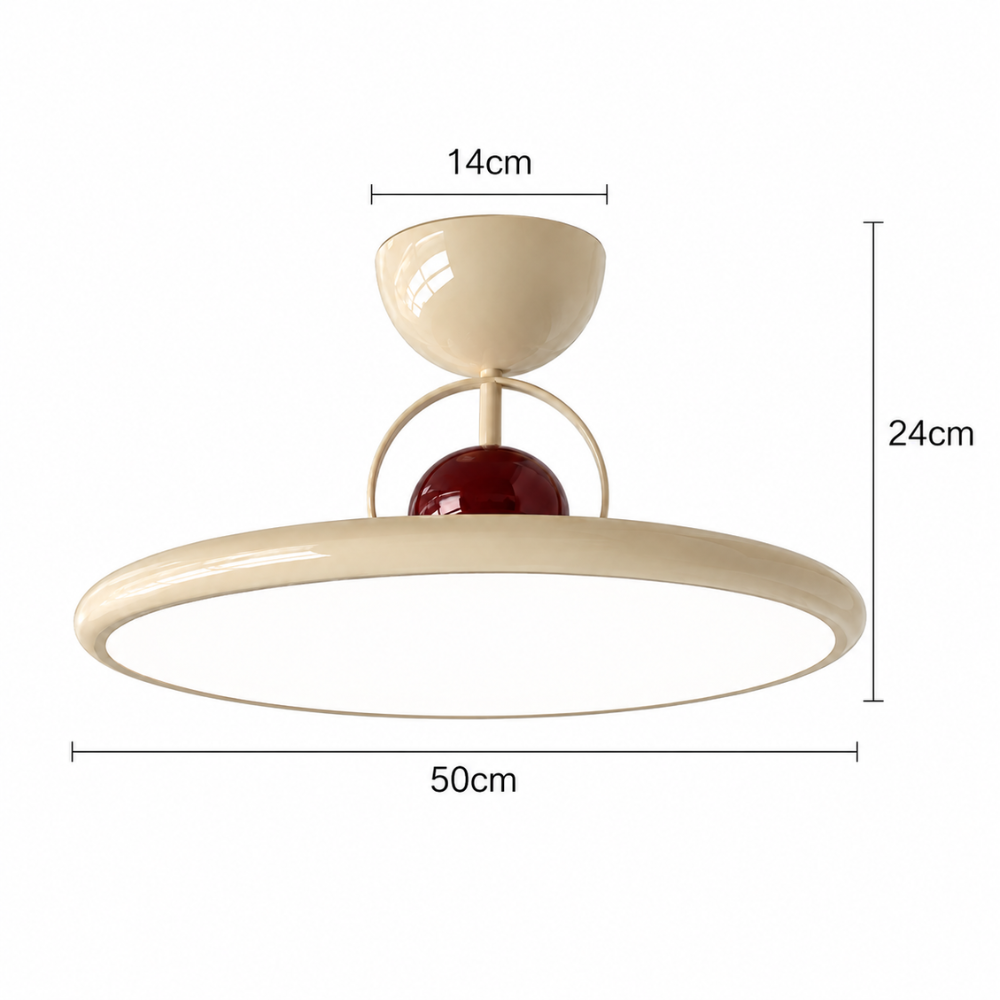 Nowoczesna skandynawska lampa sufitowa LED