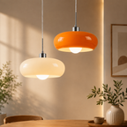 Retro lampa sufitowa w kształcie jajka