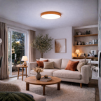 Okrągła lampa sufitowa LED o minimalistycznym designie