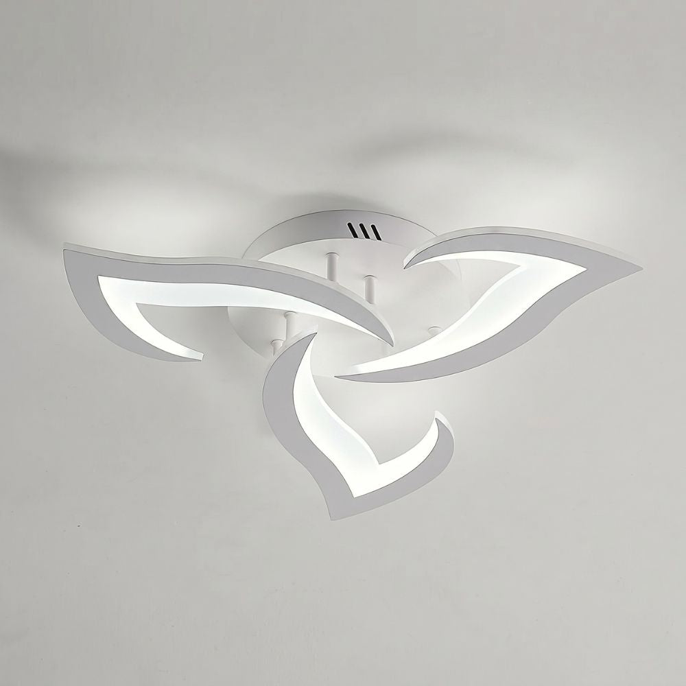Nowoczesna kwiatowa ściemnialna lampa sufitowa LED