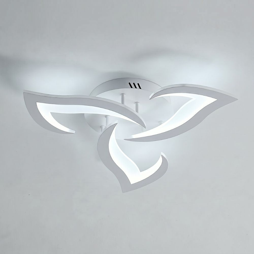 Nowoczesna kwiatowa ściemnialna lampa sufitowa LED