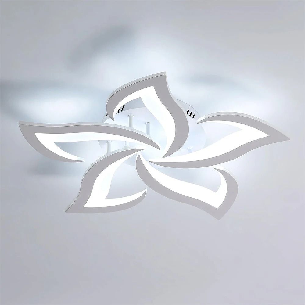 Nowoczesna kwiatowa ściemnialna lampa sufitowa LED