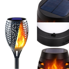 Lampa zewnętrzna LED Solar Flame Torch – wodoodporna lampa ogrodowa