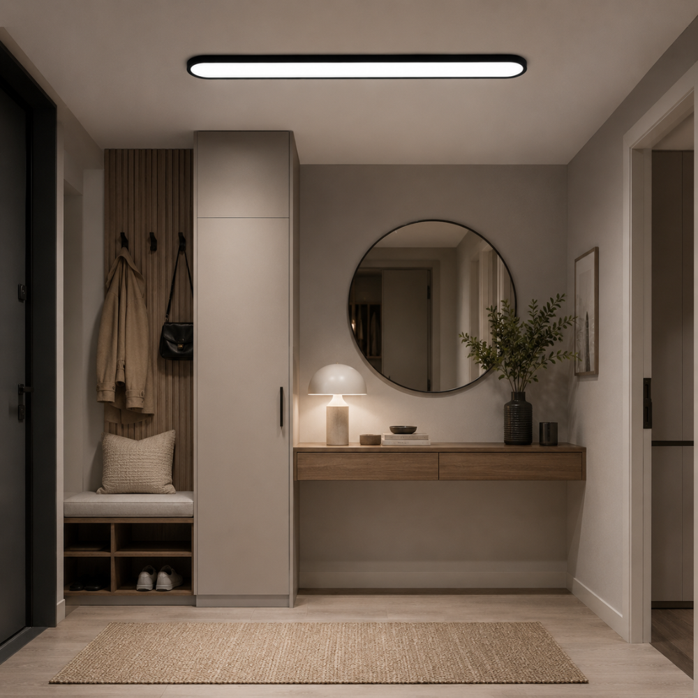 Nowoczesna ultracienka lampa sufitowa LED – elegancka i smukła