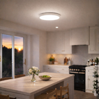 Okrągła lampa sufitowa LED o minimalistycznym designie