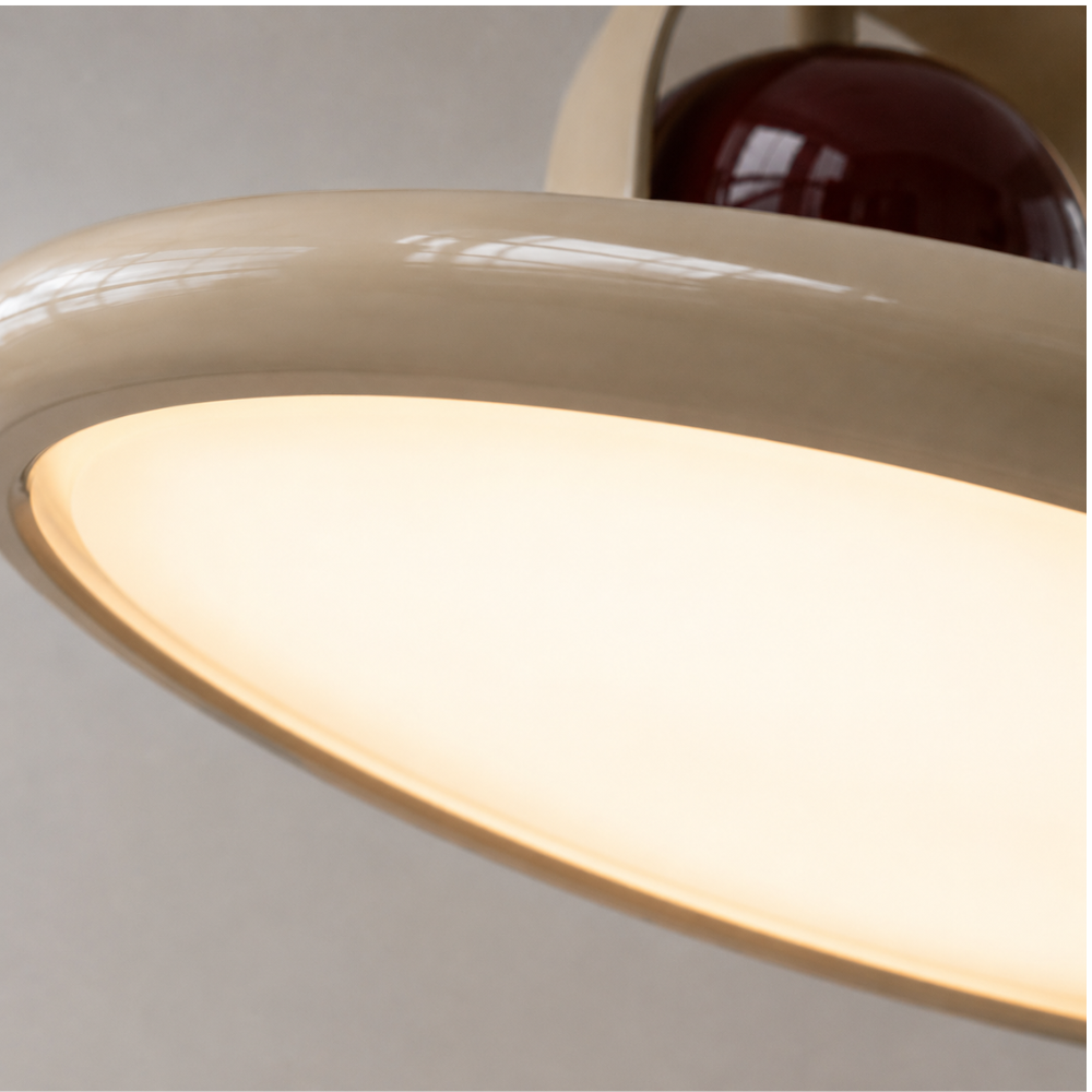 Nowoczesna skandynawska lampa sufitowa LED