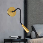 Nowoczesna elastyczna lampa ścienna LED
