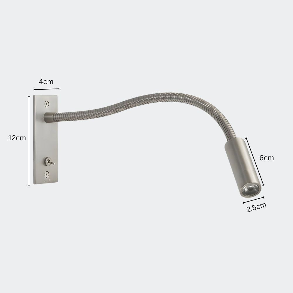 Nowoczesna elastyczna lampa ścienna LED