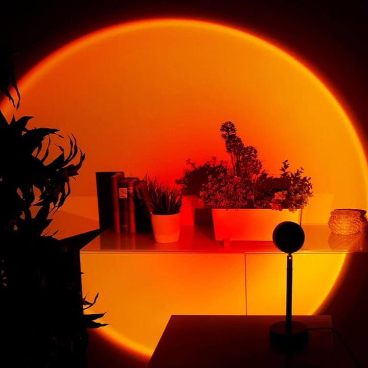 Lampa LED typu Sunset – dekoracyjne oświetlenie do pokoju