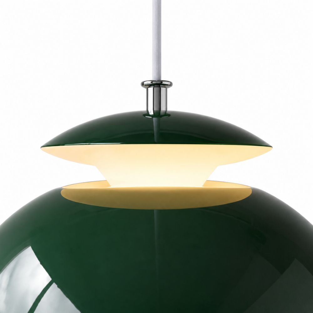 Regulowana lampa wisząca led z kopułą