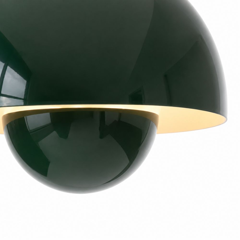 Regulowana lampa wisząca led z kopułą