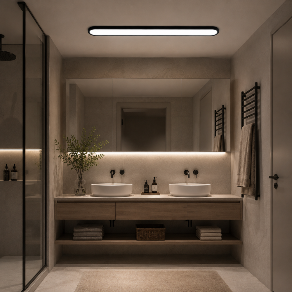 Nowoczesna ultracienka lampa sufitowa LED – elegancka i smukła