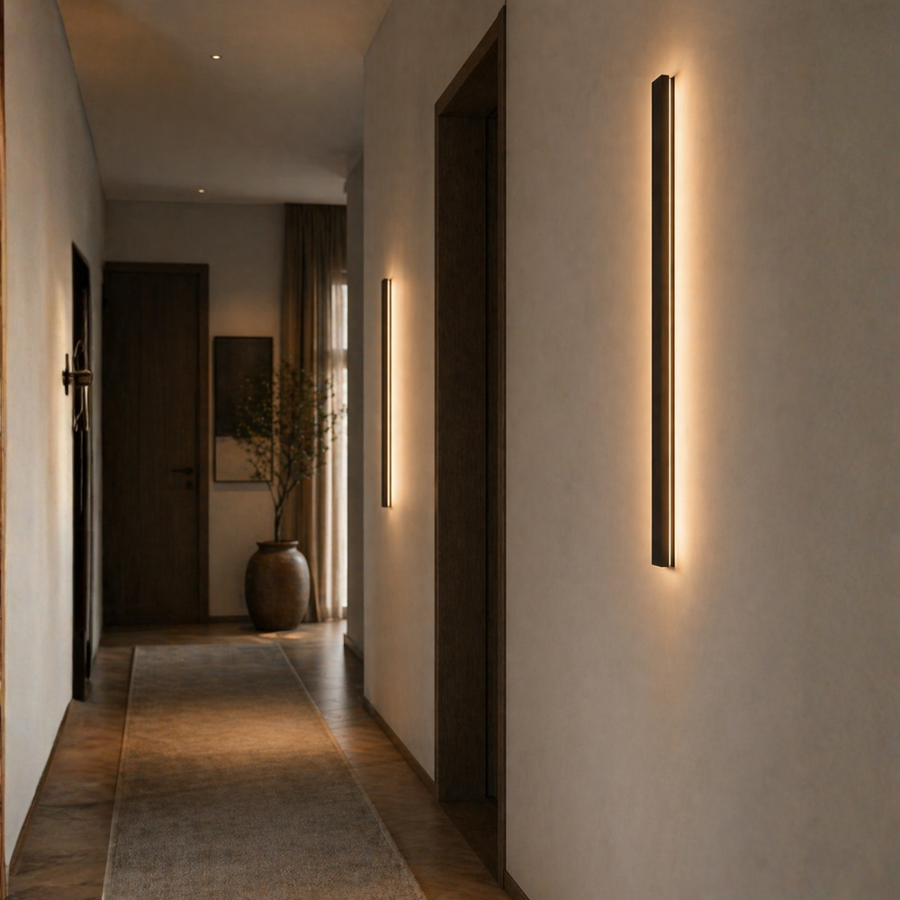 Nowoczesna lampa ścienna LED góra dół