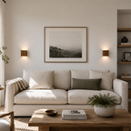Klamka ścienna LED Nordic Wood Grain – naturalna faktura drewna