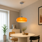 Retro lampa sufitowa w kształcie jajka
