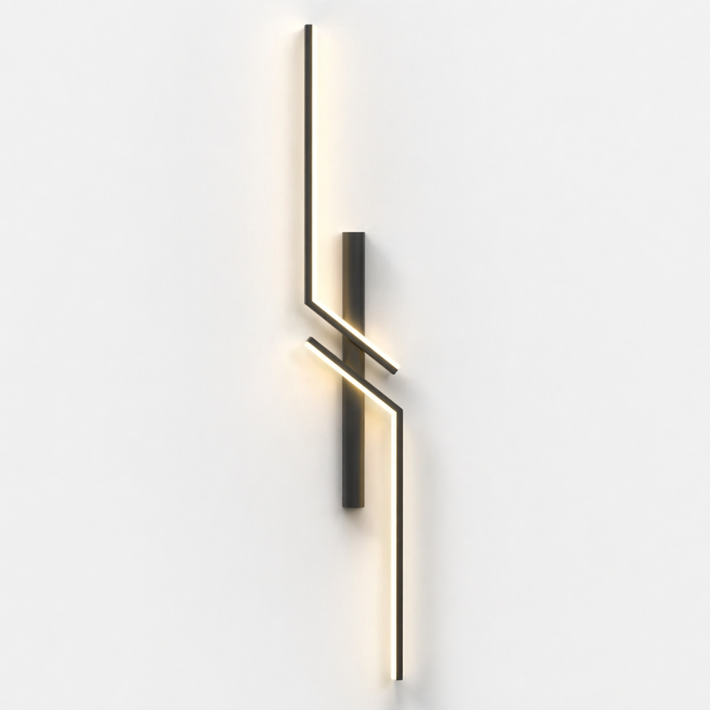 Nowoczesna geometryczna lampa ścienna LED