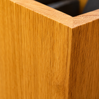 Klamka ścienna LED Nordic Wood Grain – naturalna faktura drewna