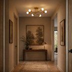 Minimalistyczna nowoczesna lampa sufitowa LED w stylu skandynawskim