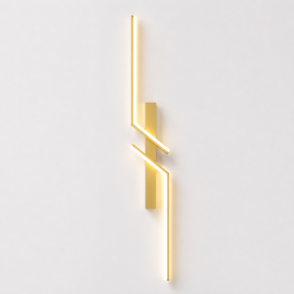 Nowoczesna geometryczna lampa ścienna LED