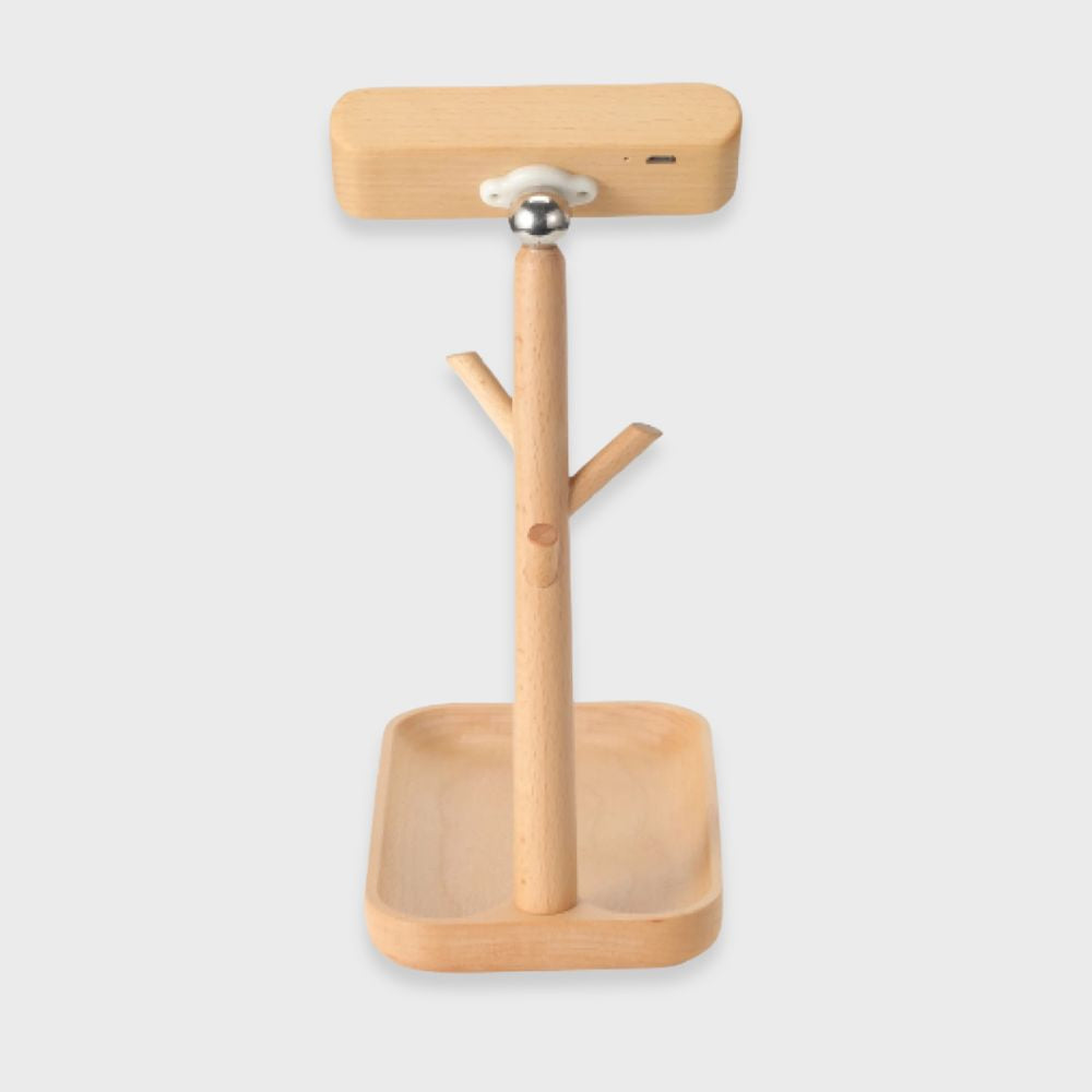 Lampa stołowa z miejscem do przechowywania – nowoczesny design