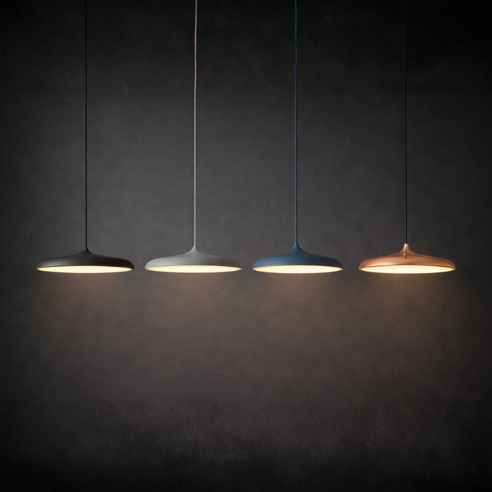 Ultracienka lampa wisząca LED UFO