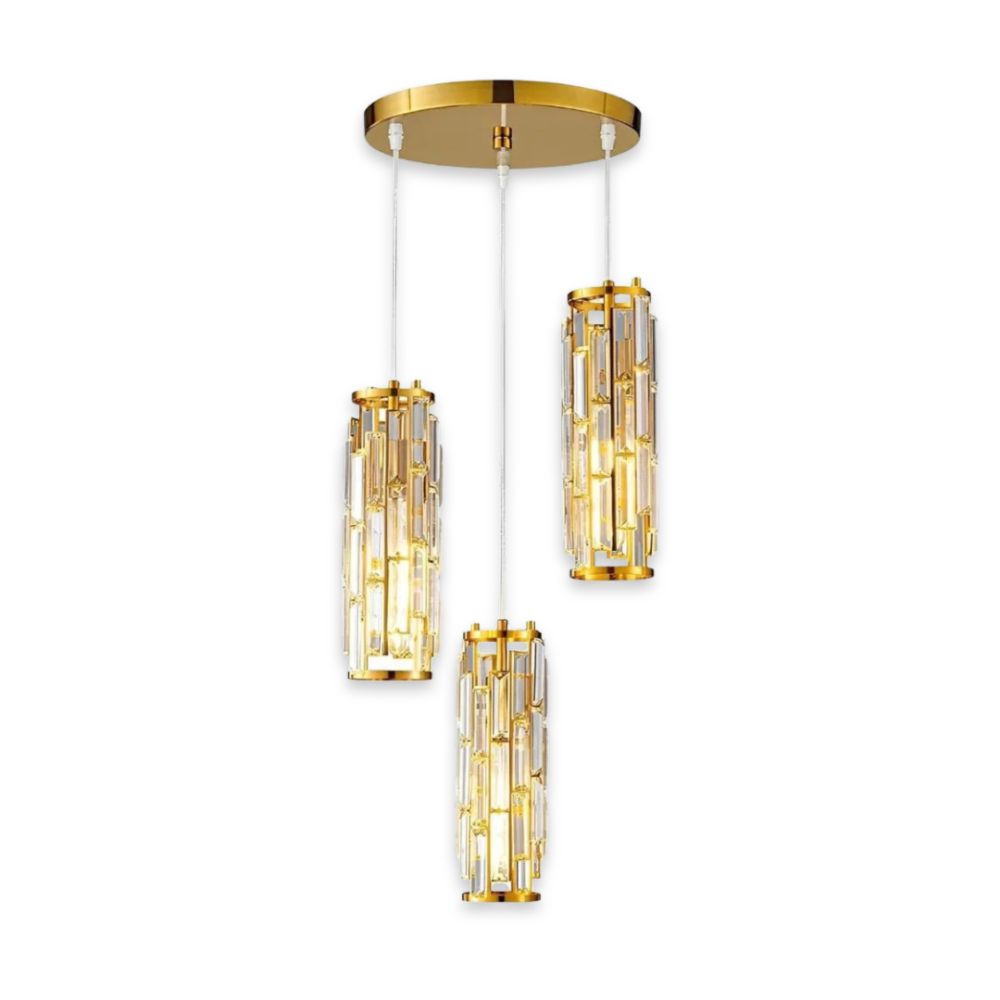 Kryształowa Szklana Lampa Wisząca