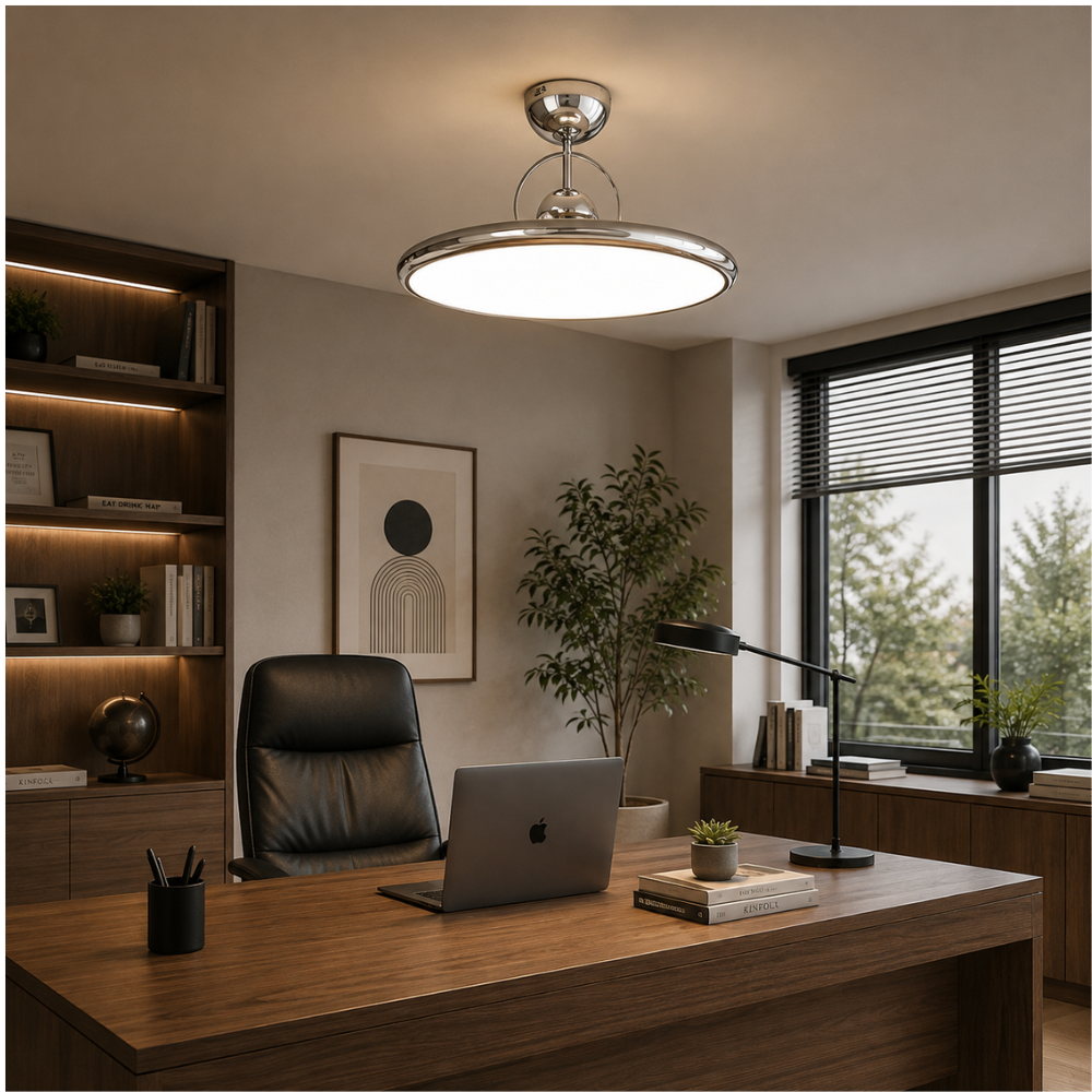 Nowoczesna skandynawska lampa sufitowa LED