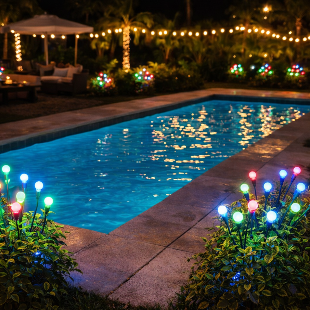 Solar Firefly LED – wodoodporne oświetlenie ogrodowe