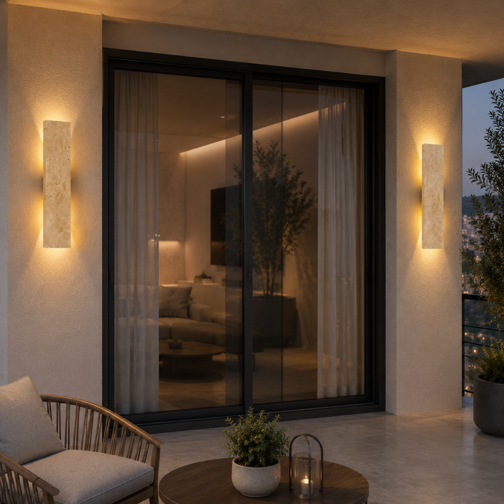Wodoodporna kinkiet zewnętrzny