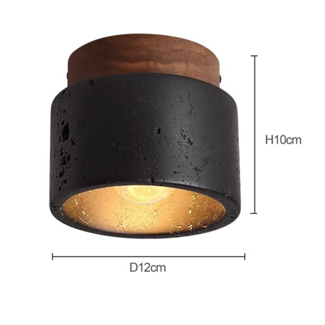 Lampa Sufitowa Ascend LED Kamień Naturalny