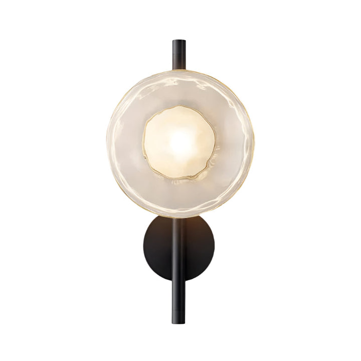 Lampa ścienna Ceto z okrągłym kloszem w stylu skandynawskim