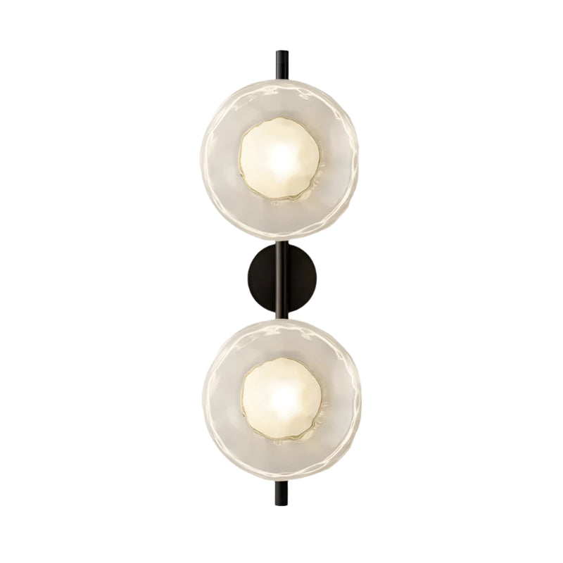 Lampa ścienna Ceto z okrągłym kloszem w stylu skandynawskim