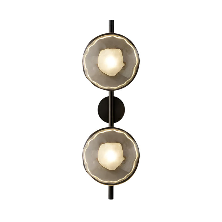 Lampa ścienna Ceto z okrągłym kloszem w stylu skandynawskim
