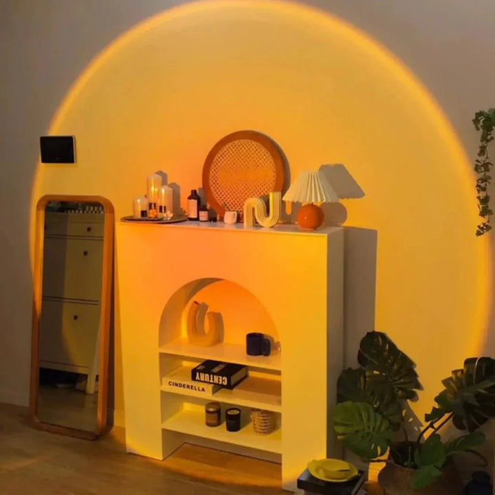 Lampa LED typu Sunset – dekoracyjne oświetlenie do pokoju