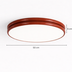 Okrągła lampa sufitowa LED o minimalistycznym designie