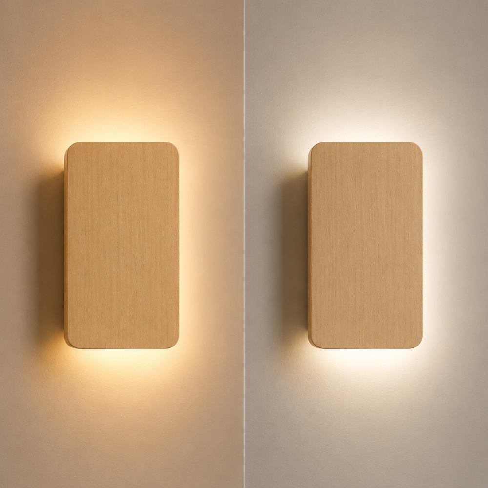 Nowoczesny minimalistyczny kinkiet LED góra–dół