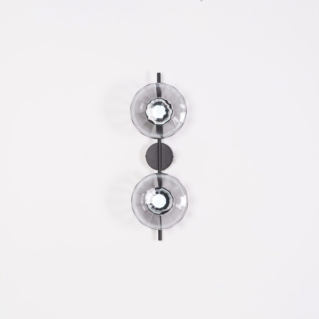 Lampa ścienna Ceto z okrągłym kloszem w stylu skandynawskim